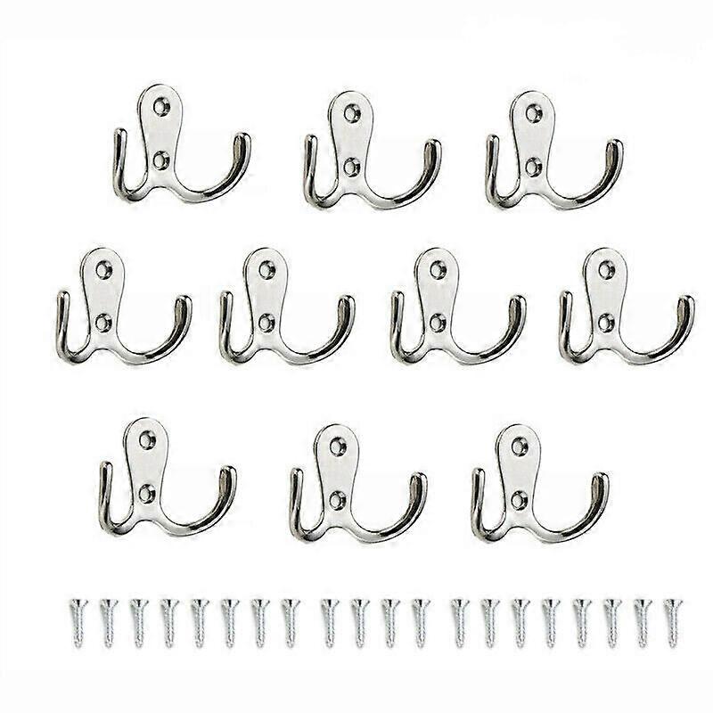 10x Coat Hooks Coat Hooks Wall Coat Rack Hat Hooks Coat Hooks