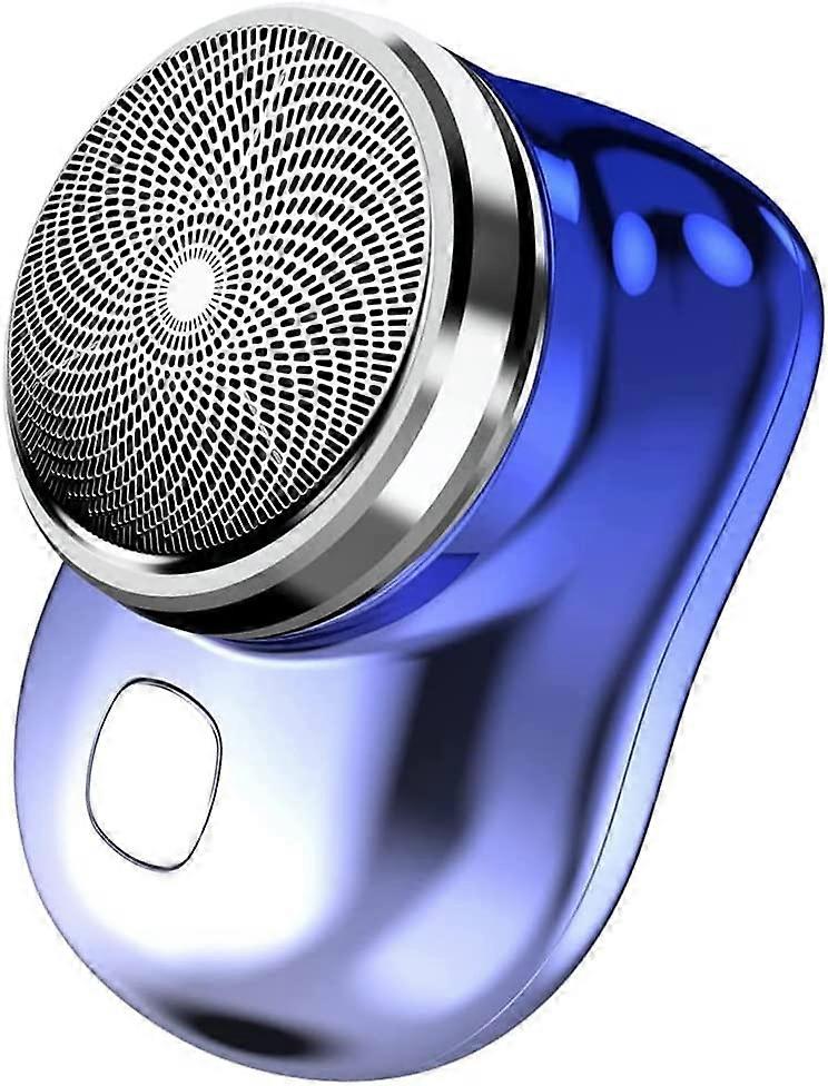 Mini Electric Shaver for Men,USB C Rechargeable,for Home(Blue)