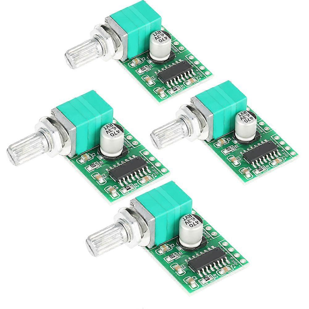 4pcs PAM8403 Mini DC 5V Digital Audio Amplifier Power Amp Module Board with Potentiometer