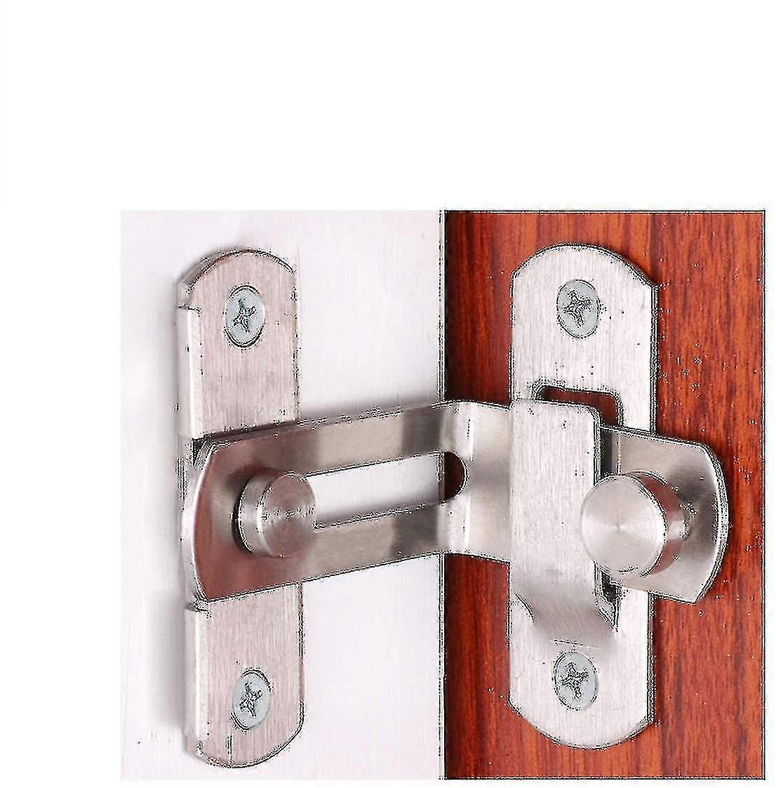 90degree Flip Right Angle Door Lock Buckle Lock Bolt Lock Cam Lock For Door And Window Sliding Lock Bar Bolt Barn Door Lock Sliding Latch