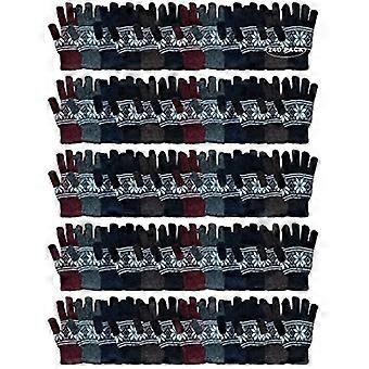 Großhandel Bulk Winter Magic Handschuhe Warme gebürstete Innenseite, dehnbar sortiert Herren Damen