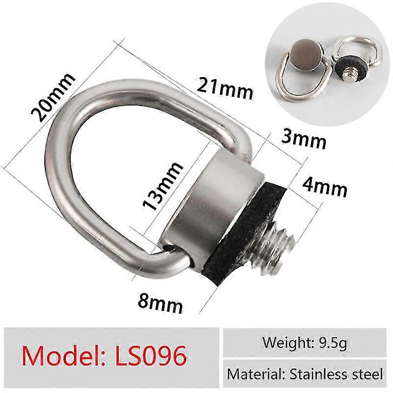 Strap Screw D Ring Camera Screw Mount 1/4 Inch Quick Release Plate Screw Adapter