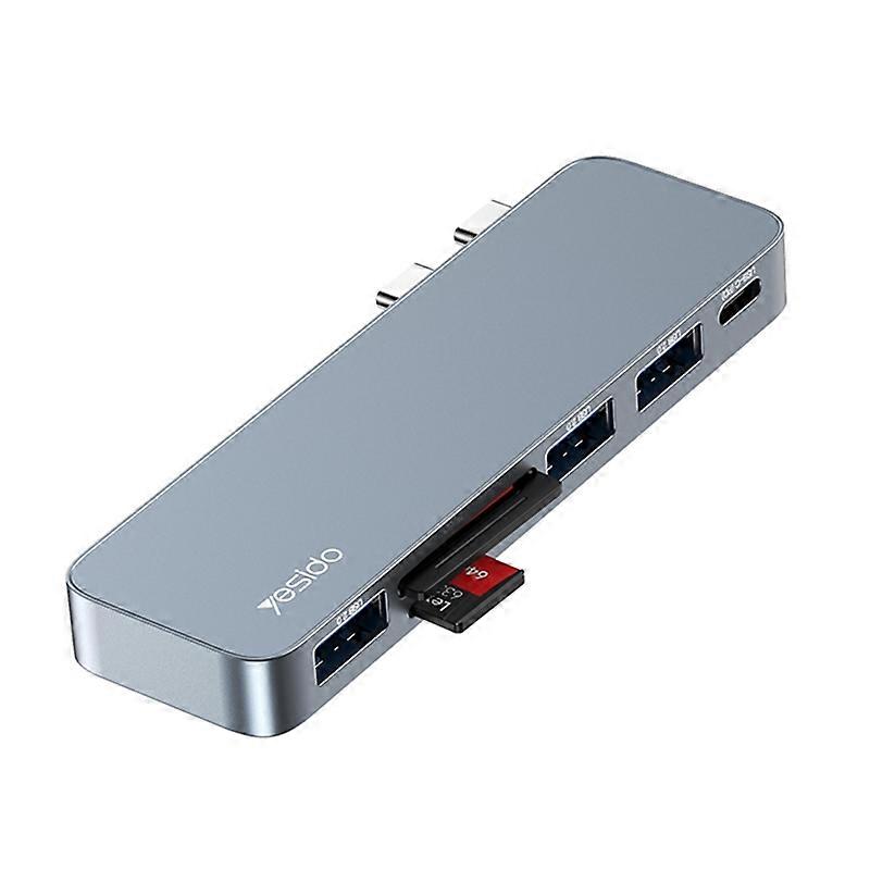 HB10 6 in 1 USB-C / Type-C Ports Docking Station HUB Adapter HB10