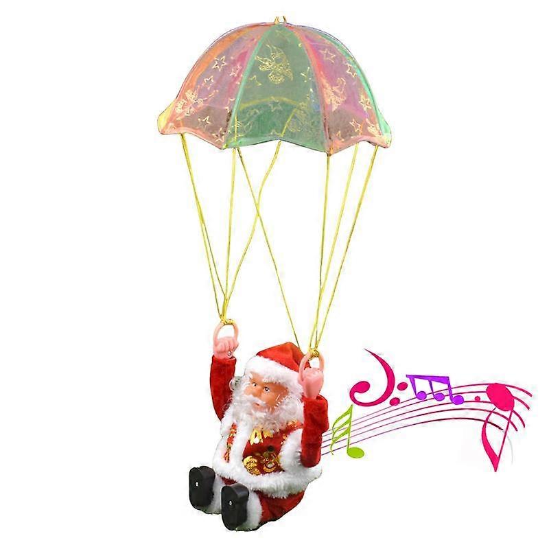 圣诞降落伞圣诞老人装饰吊坠Navidad新年礼物儿童圣诞