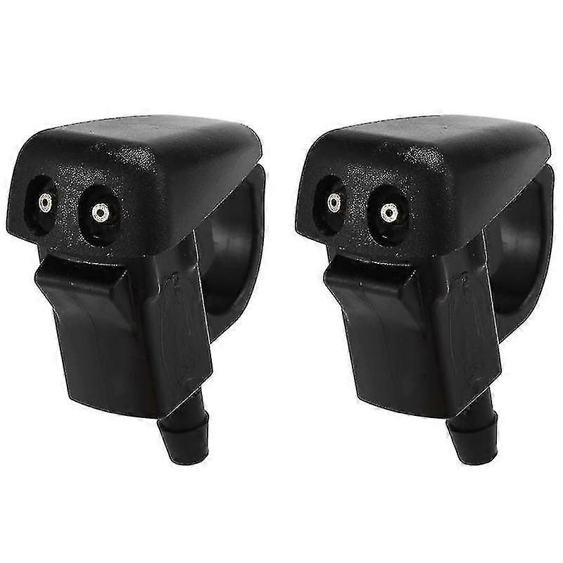 Left & Right New Windshield Washer Nozzle Sprayer Jet Lr049290 Compatible Lr3 Lr4 Range Rover Sport 2005-2 (bean)
