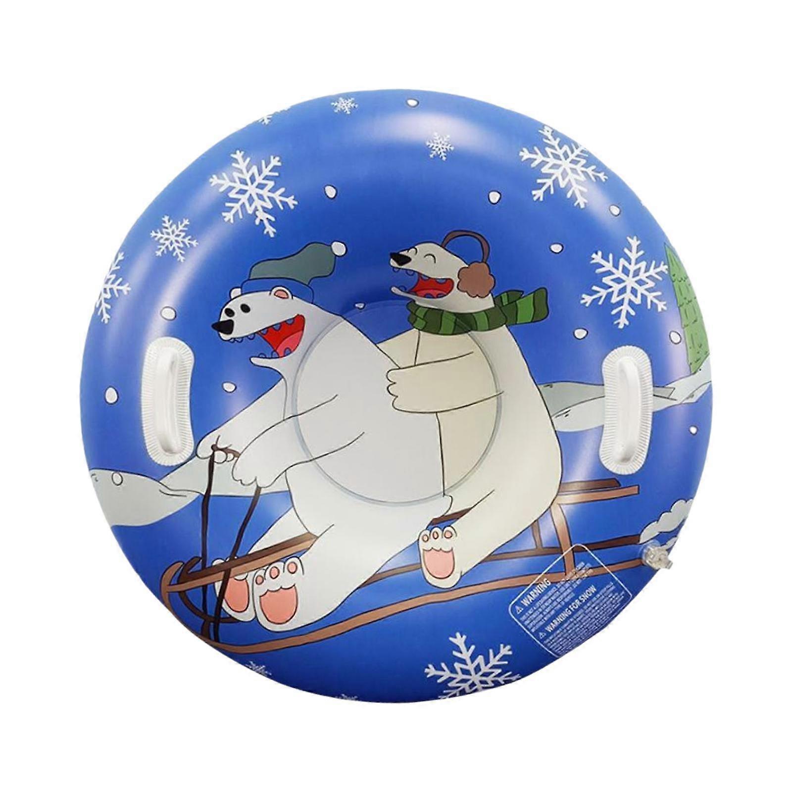 Oppblåsbar Snørør Bærbar PVC Oppblåsbar Slede For Gutter Halloween Utendørs