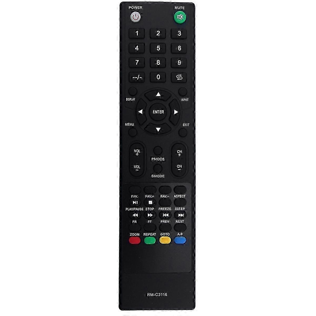 Replace RM-C3116 Remote Control for LCD LED Smart TV RM-C3116 RM-C3222 -40N570A -48N570A