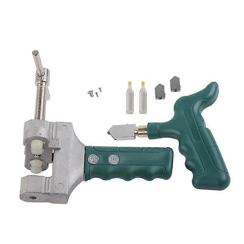 1 Set Of Glass Tile Cutter Green