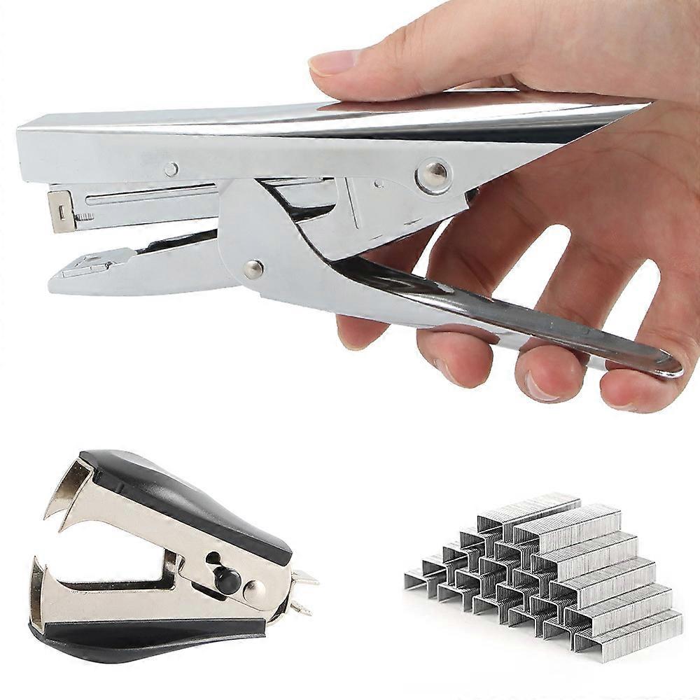 Stapler,with 100Staples and Remover Set 20 sheets Capacity Full Desktop Office Size Work