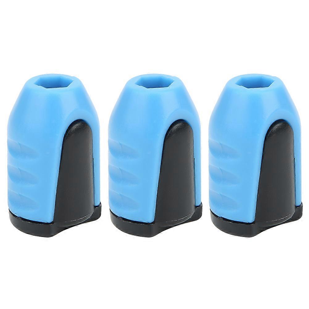 Universal Magnetic Socket for 6.35mm Screwdriver with Powerful Bits Magnetizer Ring (3Pcs)