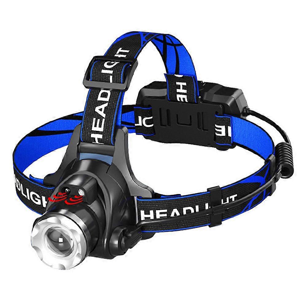 調整可能なヘッドバンドUSB充電式LEDヘッドランプ屋外でのキャンプハイキング用