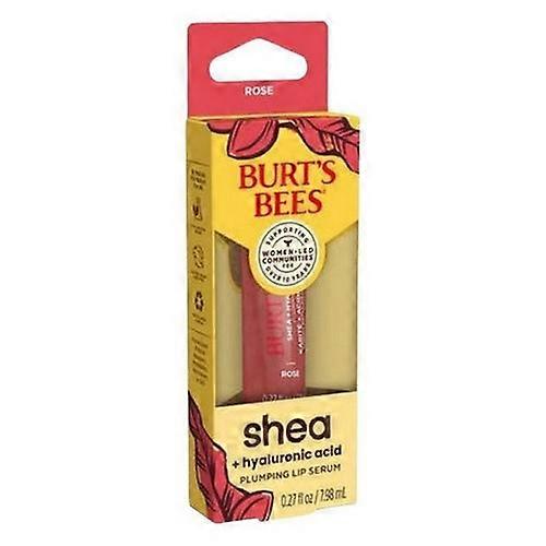 Burts Bees 玫瑰乳木果透明质酸丰唇精华液，0.27 盎司