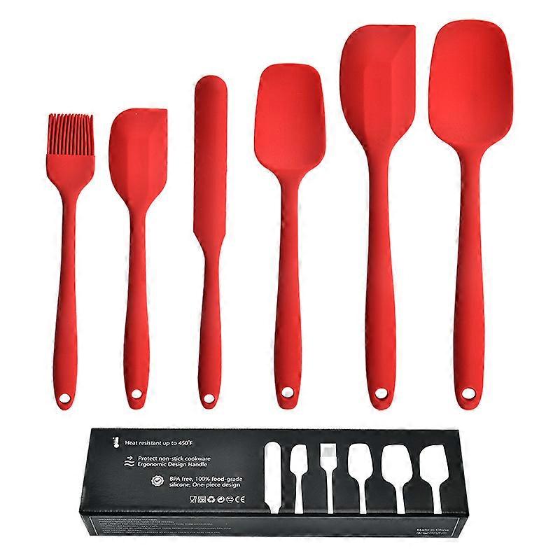6PCs Heat Resistant Silicone Cookware Set Nonstick Cooking Tools