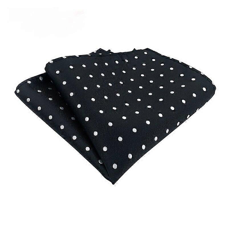 2pcs Mens Pocket Squares Polyester Silk Handkerchiefs Vintage Hankies Square