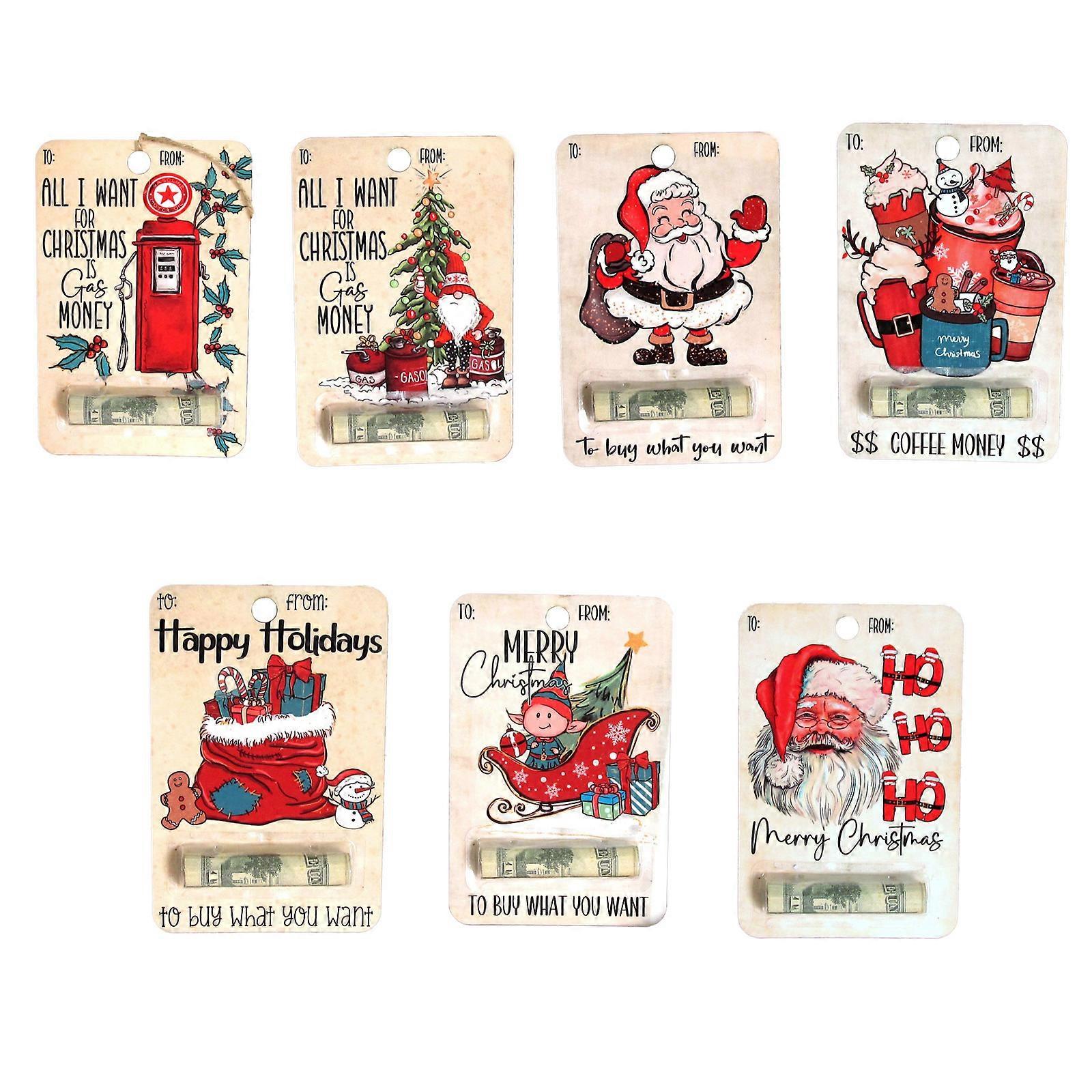 クリスマスユニークなお金のホルダーの飾りの家の装飾創造的な面白いクリスマスギフト、100%新しい