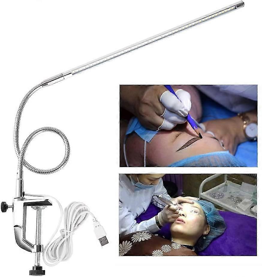 Lampe de bureau à LED, lampe de bureau à pince à LED, lampe de table de manucure réglable, lampe à ongles à LED