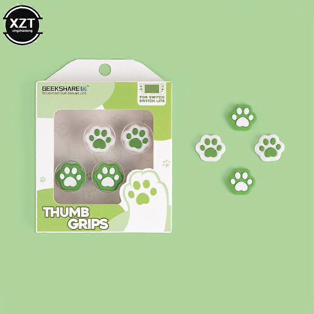 Shaped Cat Claw Thumb Grip Cap Silicone Soft Protective Cover Controller Thumbstick Case For Nintendo Switch Oled NS Lite