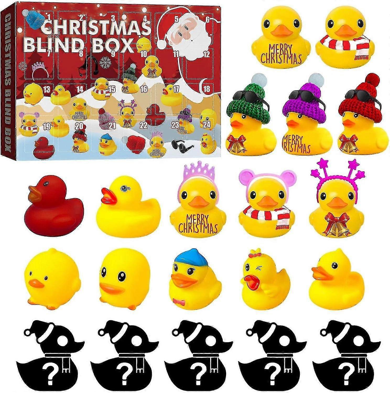 Rubber Duck Advent Calendar 2023, Advent Calendar 2023 Kids, Advent Calendar Duck Bath Toy Set, Advent Calendar With 15 Rubber Ducks, Advent Calendar