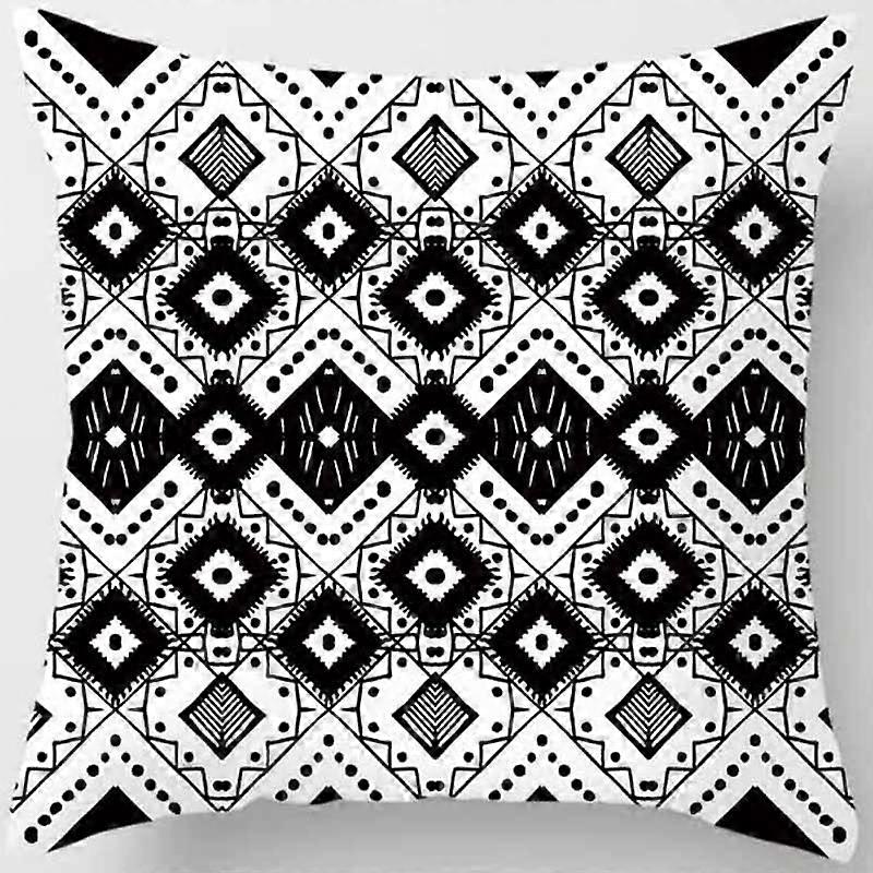 Pillowcase Square Pattern Style-1099 Bedroom Sofa Car Cushion Cover Pillowcase