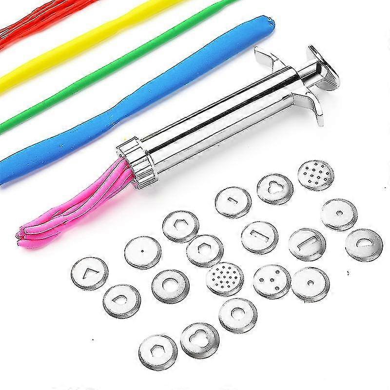 19 Disc Clay Extruder Clay Set Sugarcraft Tool Professional Ultimate Clay Extruder Craft Sculpture Sculpting Set Banmo