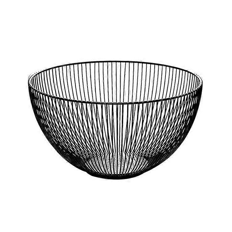 Fruit basket, metal, black