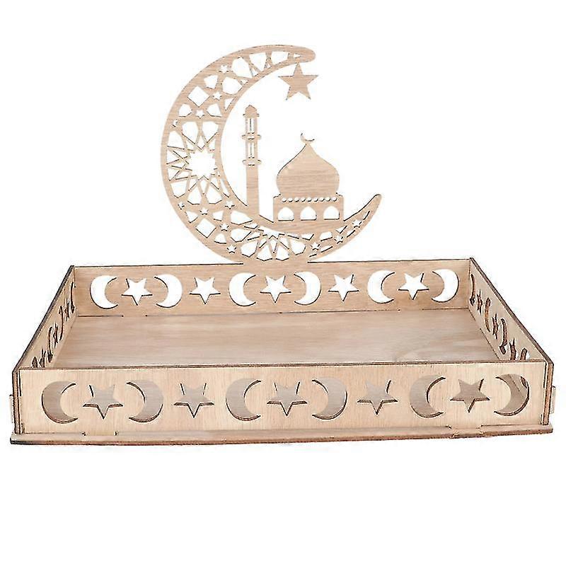 1pcs Eid Wooden Tray