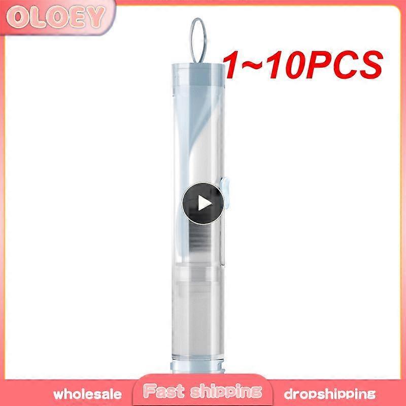 1~10PCS Portable Folding Toothbrush Travel Toothbrush Set Creative Tooth Clean Tools Can Hold ToothpasteToothbrushes