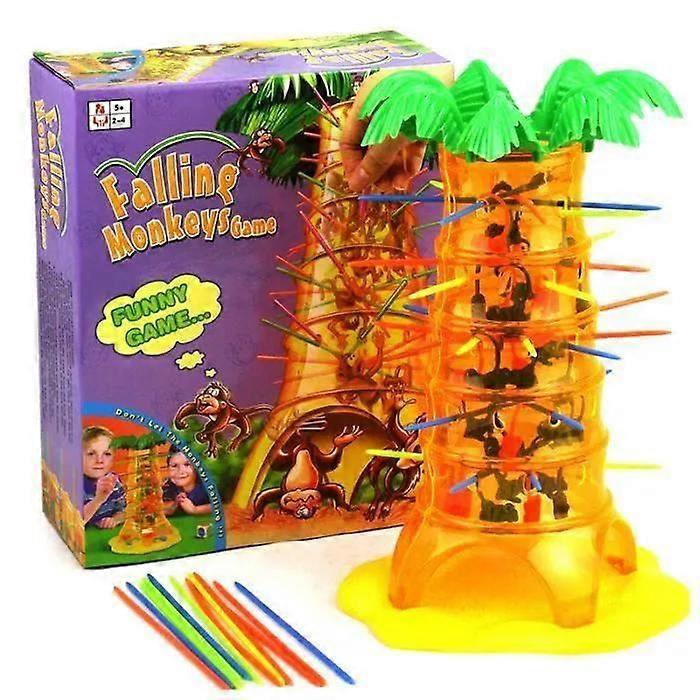 Monkeys Kids Game with Monkey Game Pieces, Sticks and Game Unit, Easy-to-Learn, Makes a Great Gift for 5 Year Olds and Up