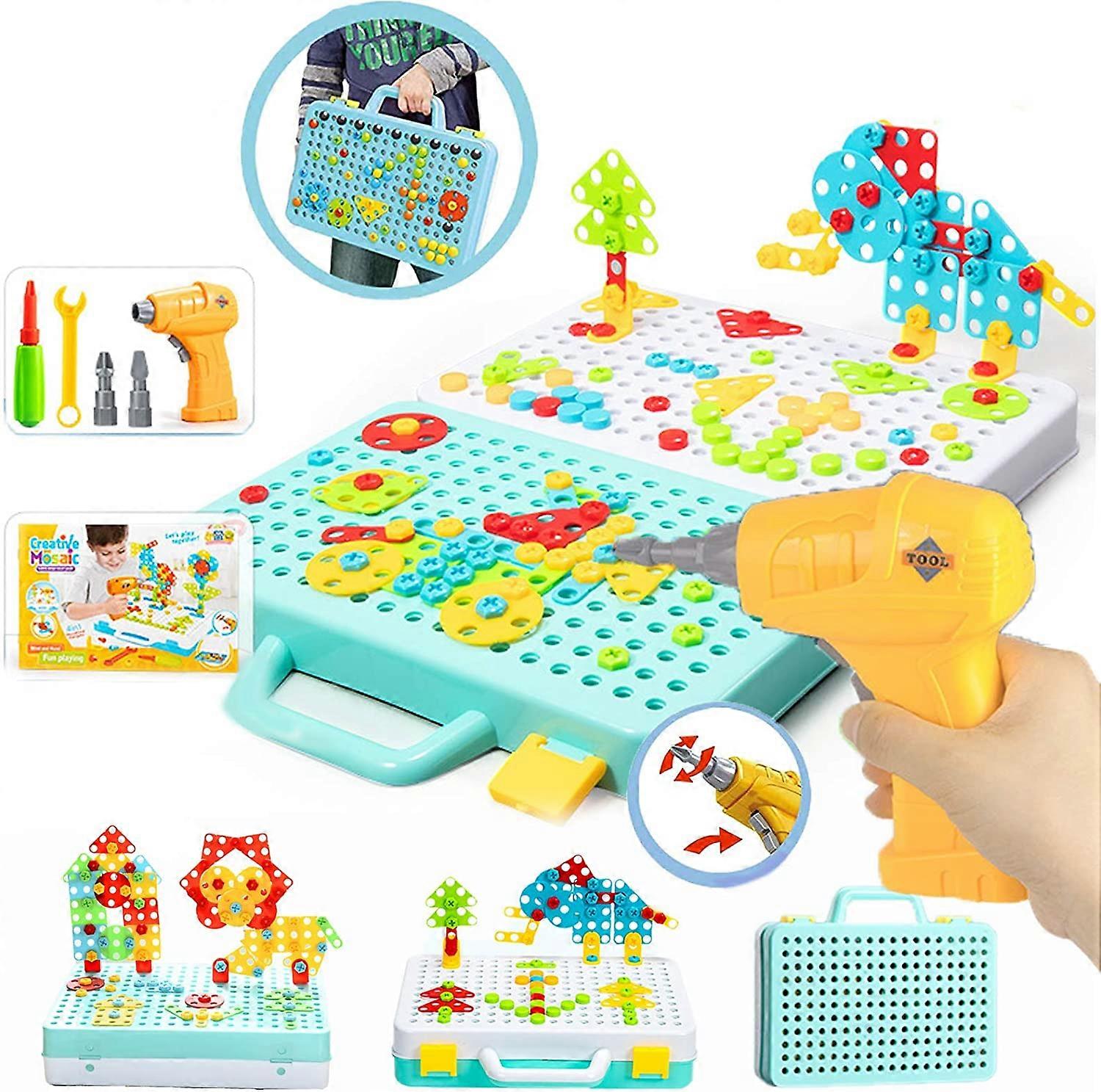 252 Piece STEM Learning Building Toys for Kids Ages 3-8,Trendy