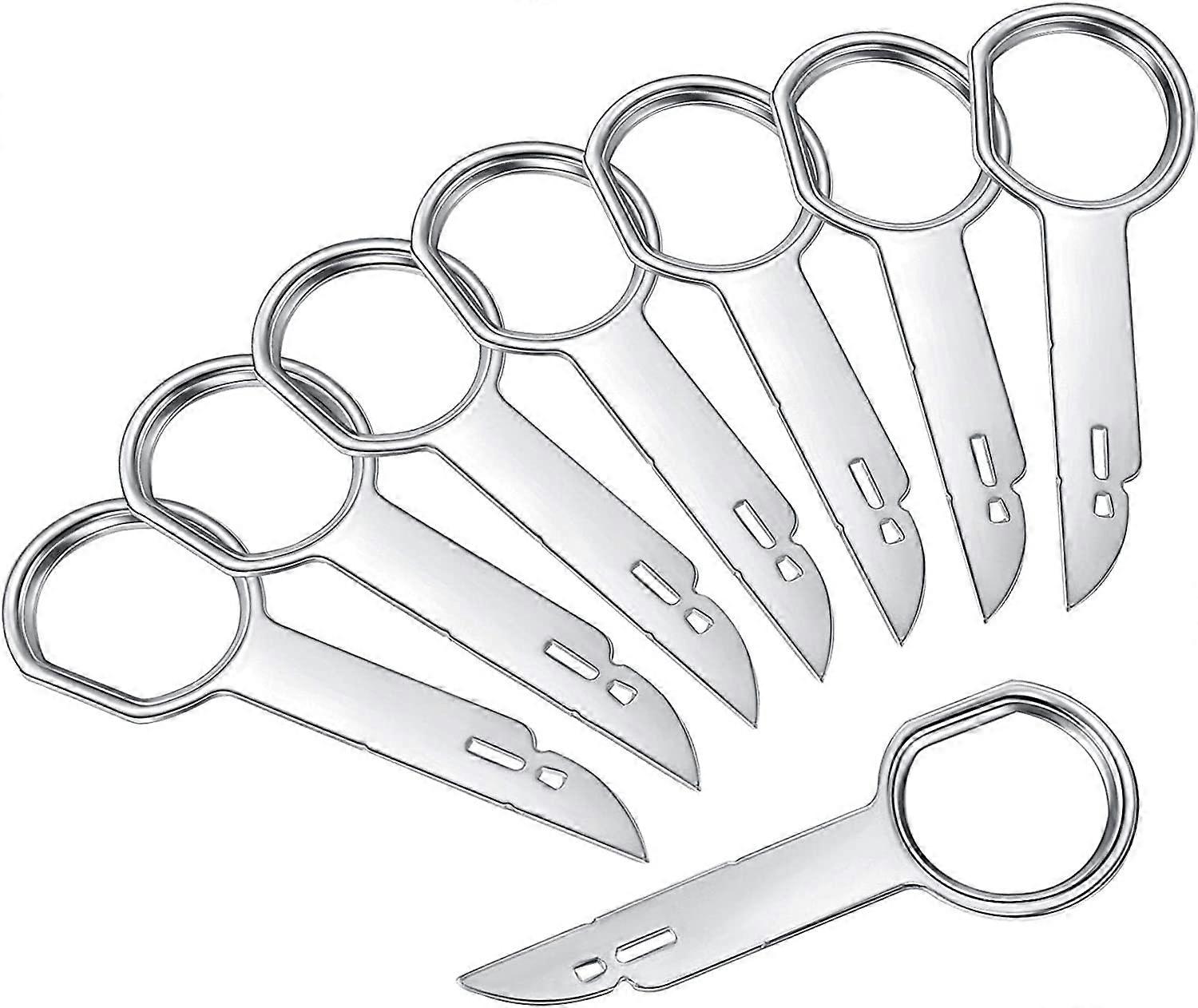 8 Pieces Radio Removal Tool Key Tool with Easy Grip Handles Compatible with Ford, Mercedes