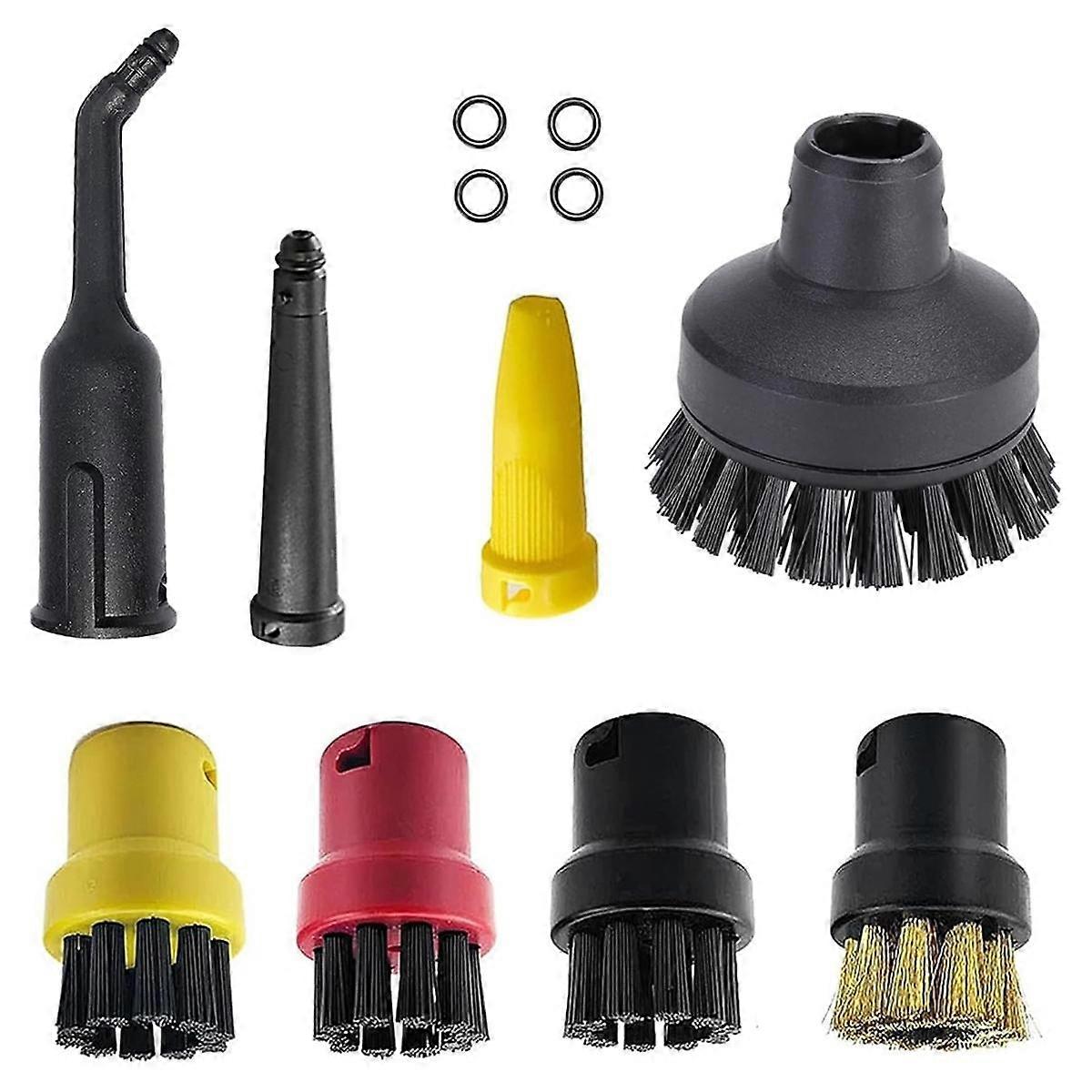 12 piezas Cepillo limpiador a vapor accesorios para Sc1 Sc2 Sc3 Sc4 Sc5, Juego de limpiadores a vapor