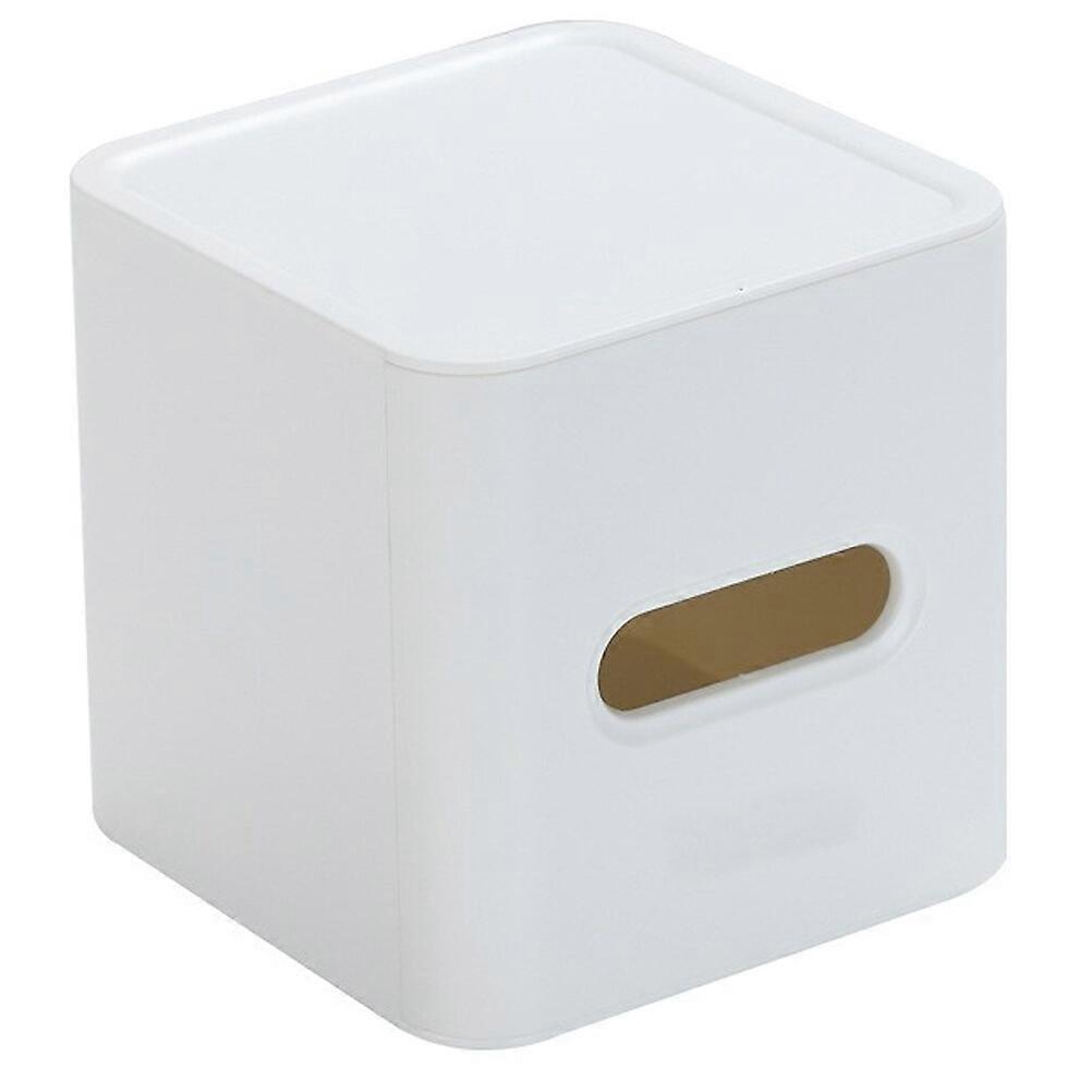 Multifunction Tissue Box Cover Square Plastic Tissue Cube Holder Storage Cese