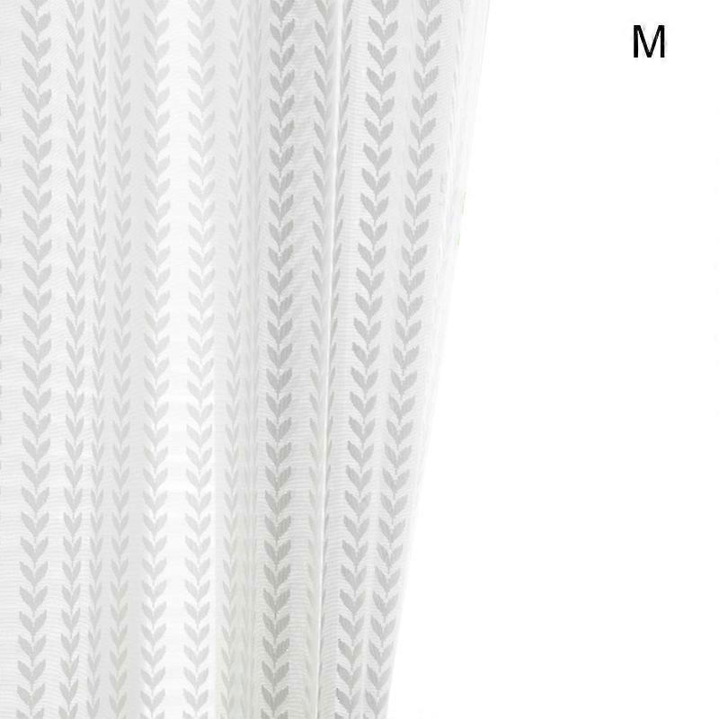 Sheer Curtains Versatile Thick Polyester Sheer Voile Window Treatment Curtain for Home