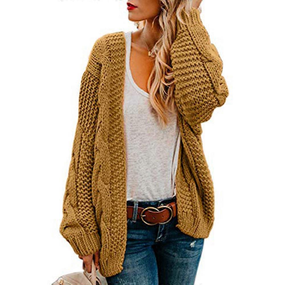 Women's Open Front Sweaters Loose Outwear Coat