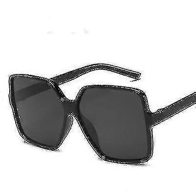 Ny2023 Square solbriller Kvinder Luksus Stor ramme Kvinder Solbriller Sort Mode Jiayuzhexin