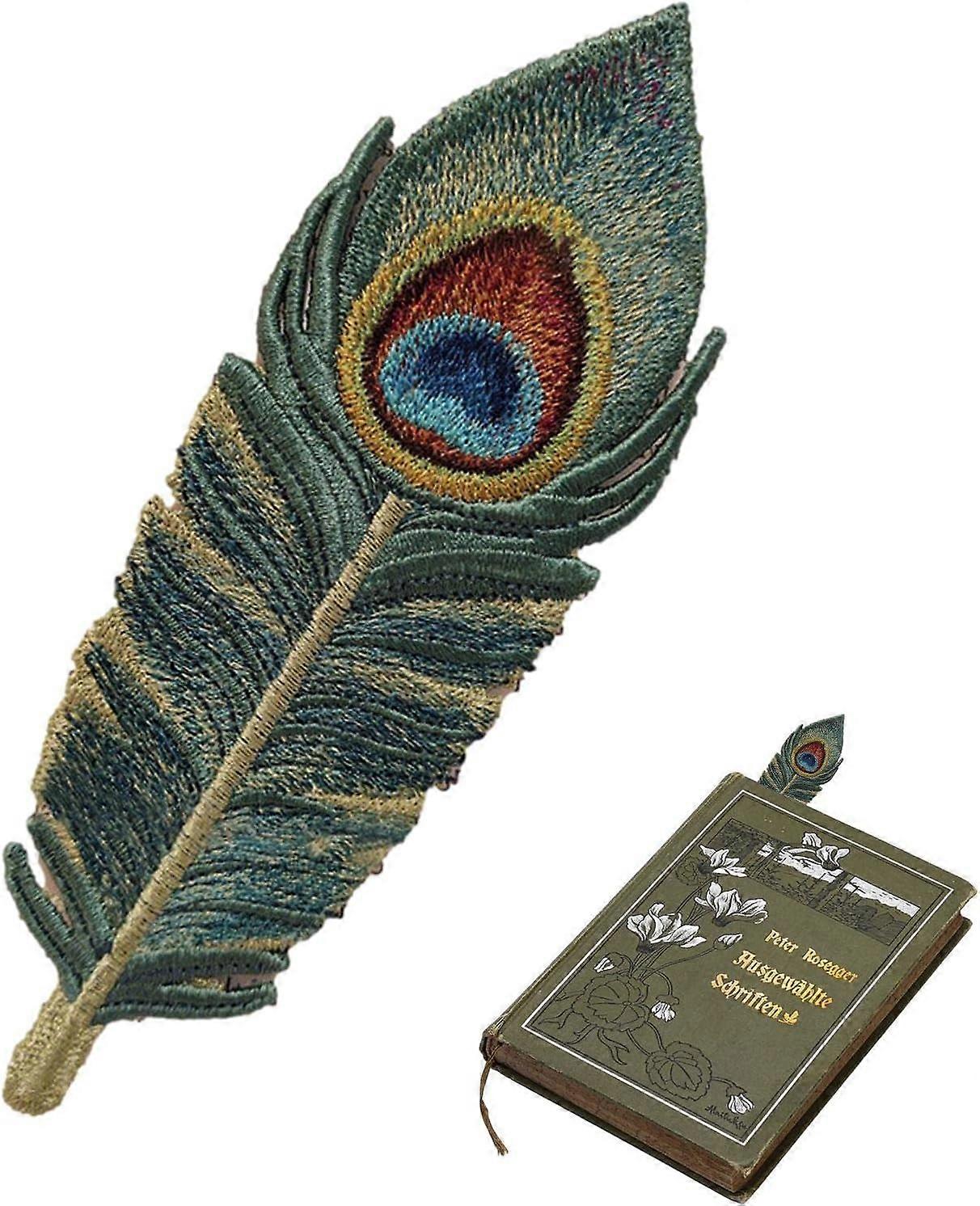 Bookmark Peacock Feather