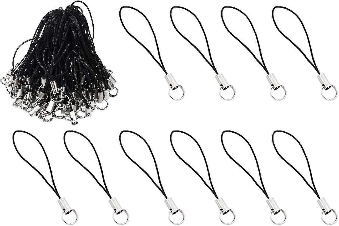 Cell Phone Split Ring Strap, Split Ring Strap For Mobile Cell,phone Charm Cords,cellphone Chain, Wrist Lanyard, For Drive,keyring (150pcs)
