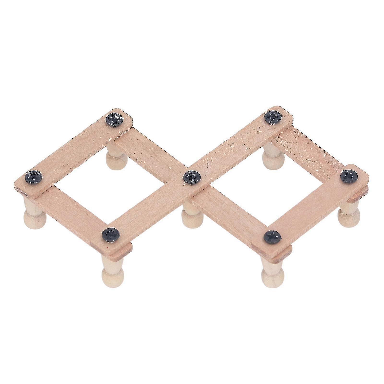 1/12 Scale Retractable Folding Dollhouse Miniature Wall Shelf