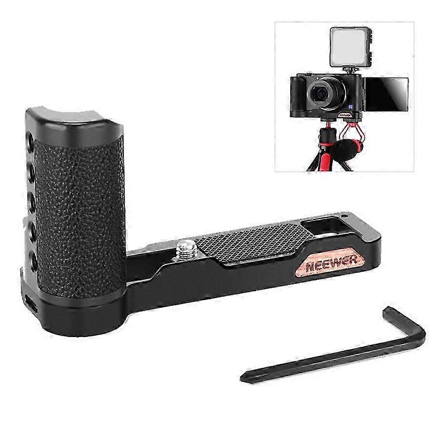 NEEWER For ZV1 Handheld Camera Grip Metal Handle Grip Holder with Quick Release Plate BaseP202112246