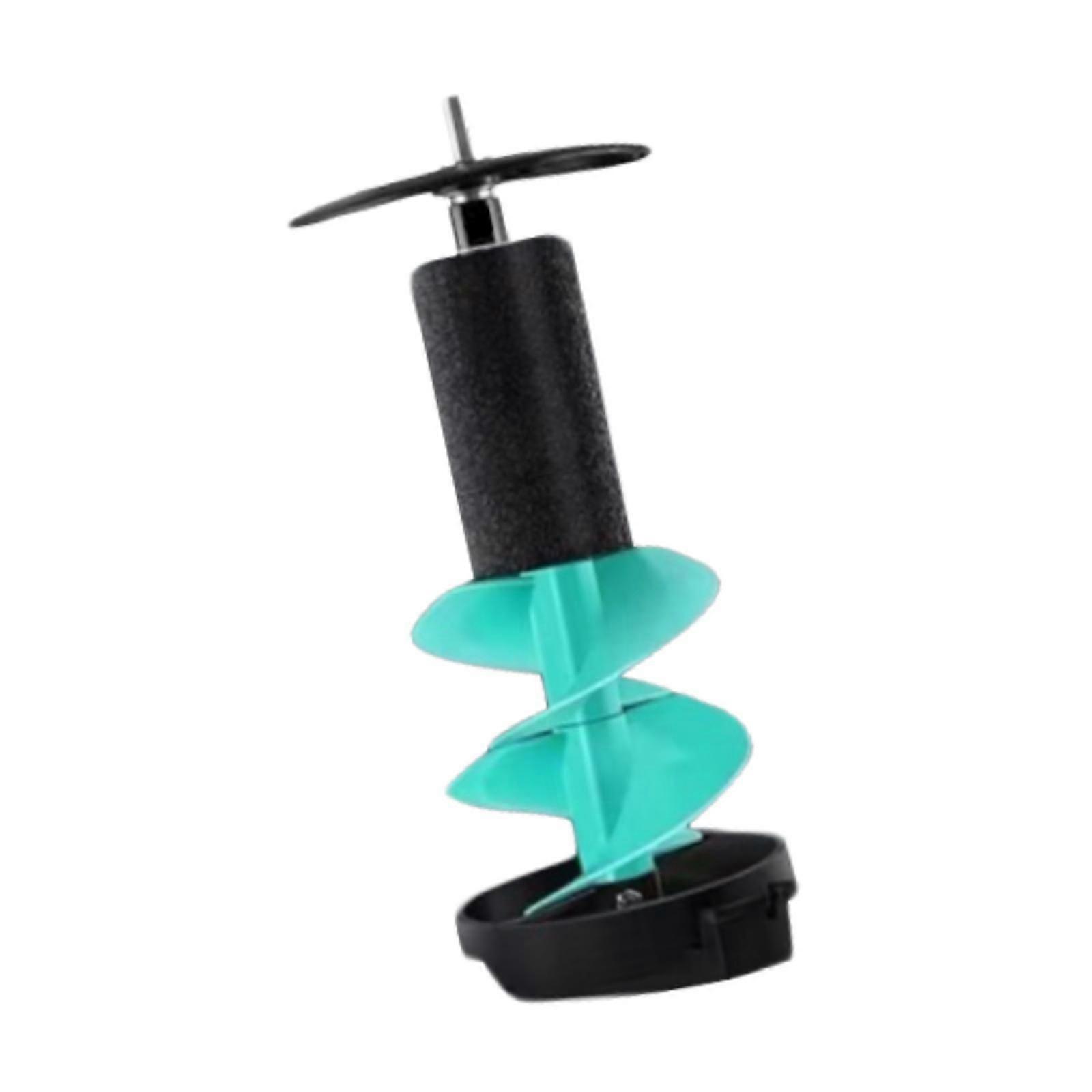 Ice Drill Auger 20'' Length Fast Cutting Ice Auger for Rivers Fishing Winter Blue
