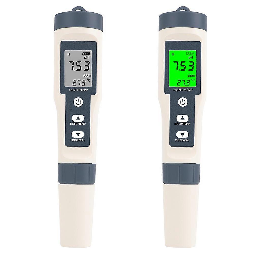 Three-in-one TDS PH TEMP water quality test pen PH meter multi-parameter water quality analyzer with backlight