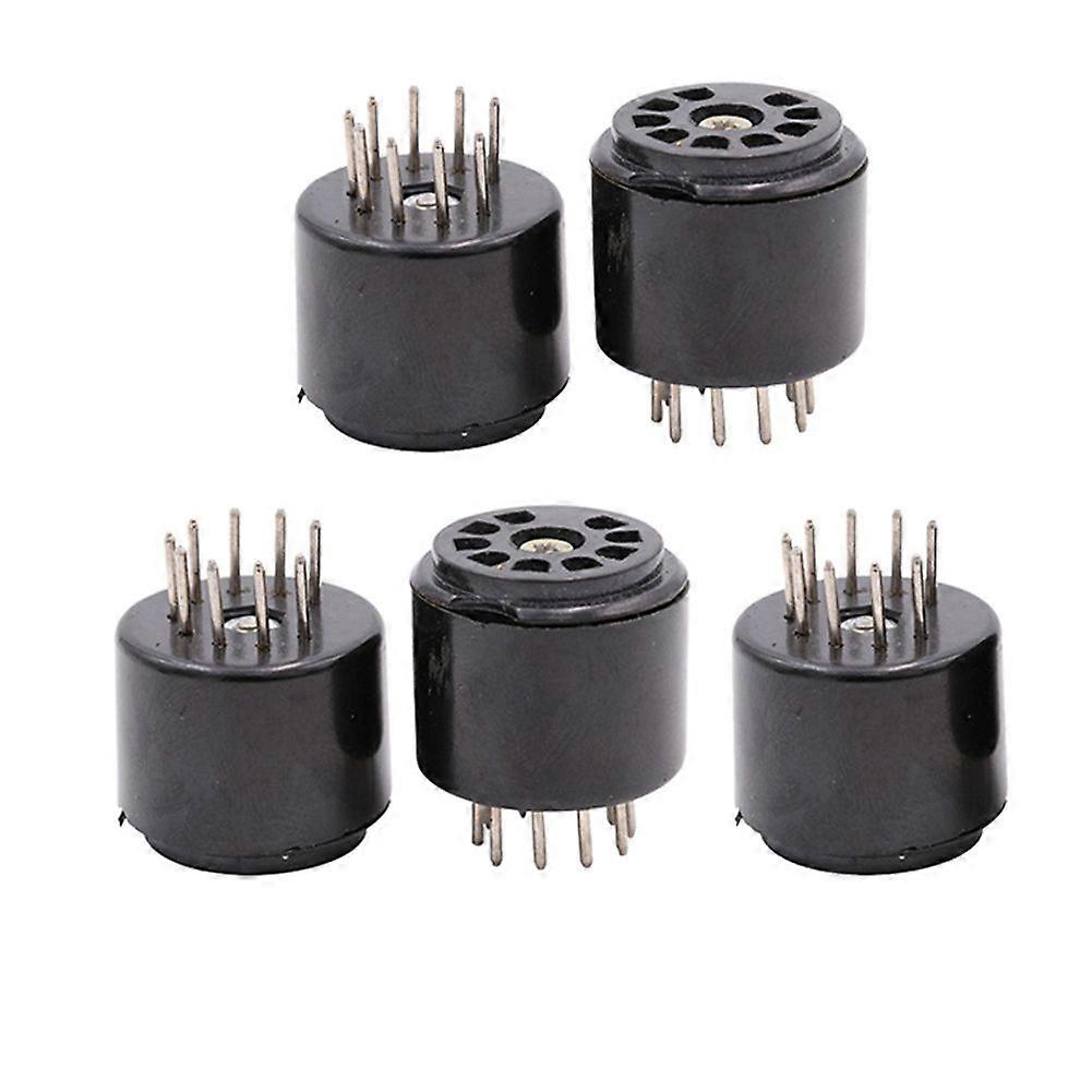 9Pin Vacuum Tube Socket Testing Saver for 6DJ8 12AX7 ECC83 B339 CV492 6L13 12AU7 ECC82 B329 Hifi Tu