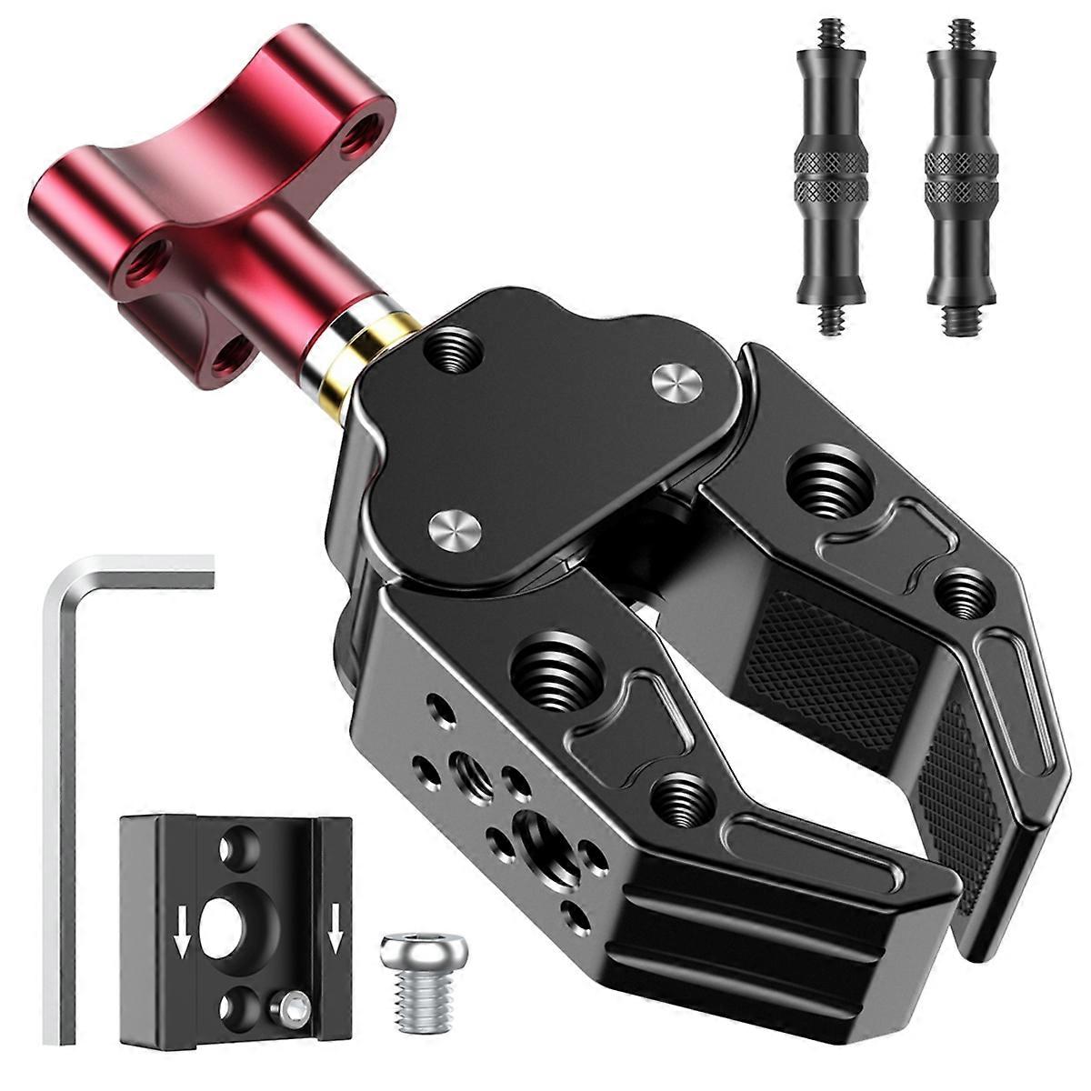 Large Crab Claw Clamp Universal Adjustment Multifunctional Aluminum Alloy Photography Clamp Fill Li
