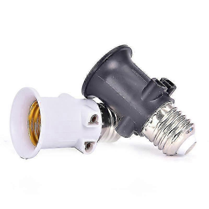 Pbt Fireproof E27 Bulb Adapter Lamp Holder Base Socket Conversion With Eu Plug