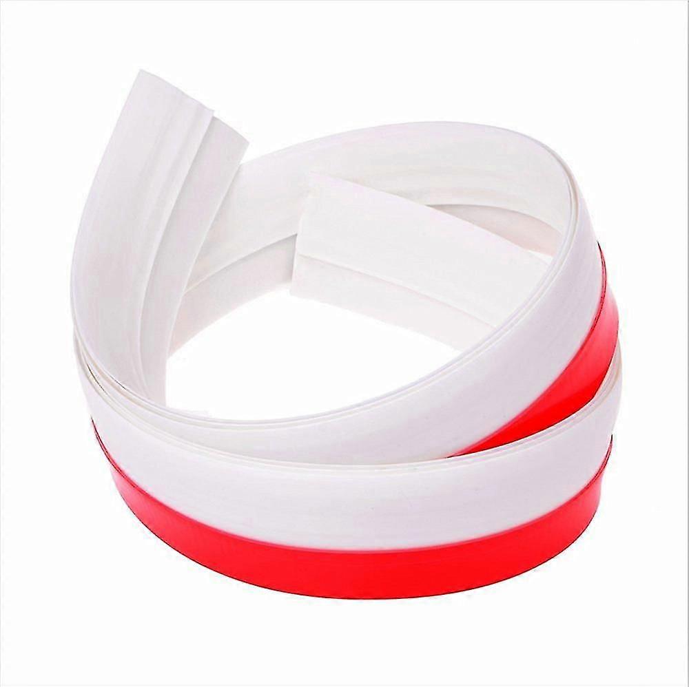 Self-adhesive Weather Stripping Door Bottom Seal Strip, 2" W X 39" L (white)