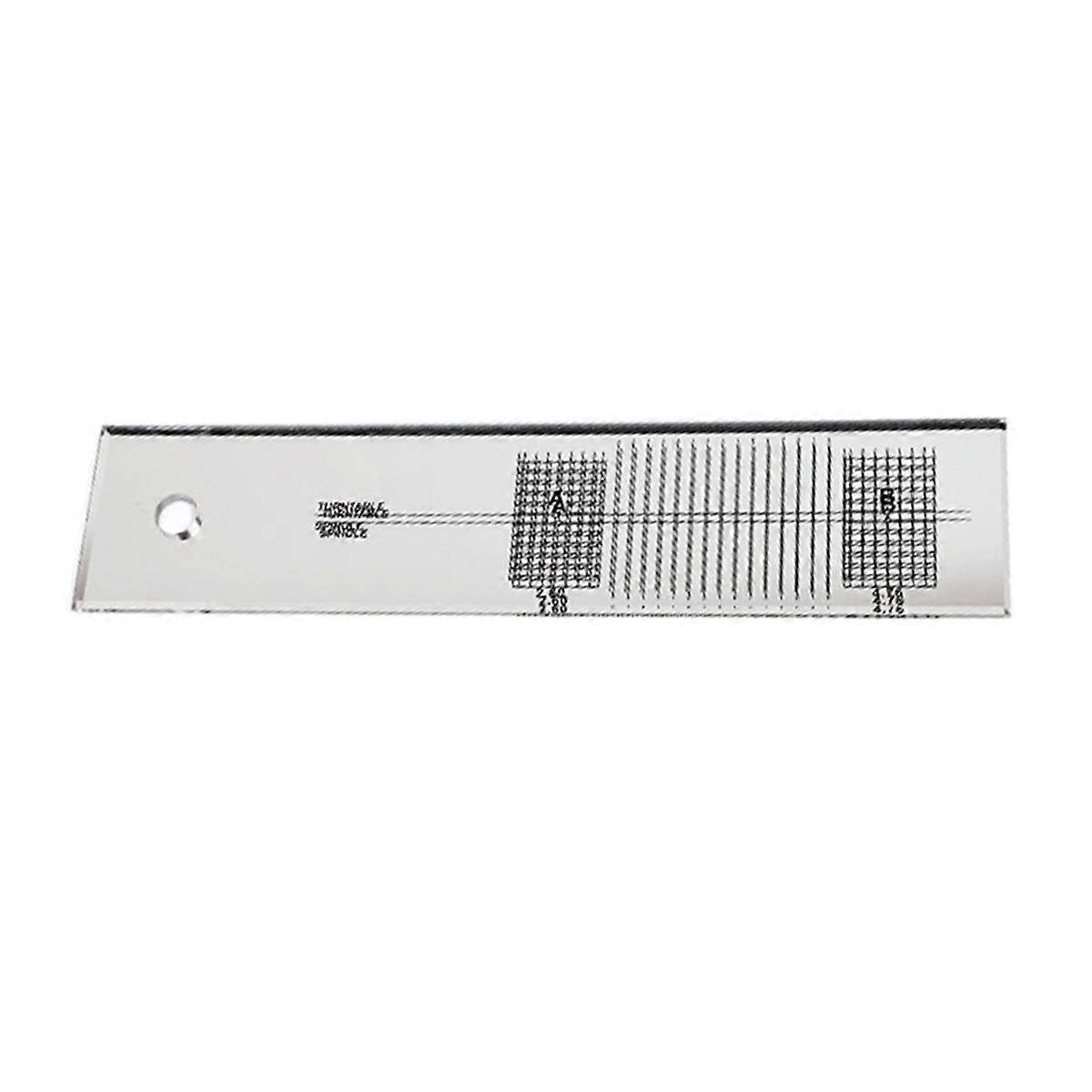 Turntable Alignment Protractor Tool, Phono Phonograph Calibration Gauge, LP Stylus Azimuth Adjustme