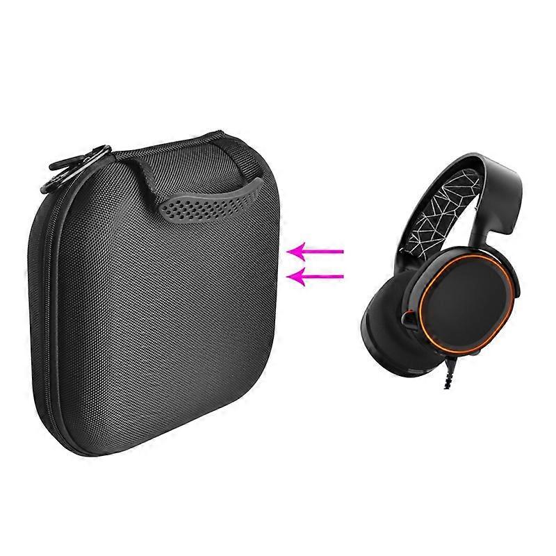 Dust-proof Shockproof Protective Case Bag For SteelSeries Arctis Ice 5(Black)