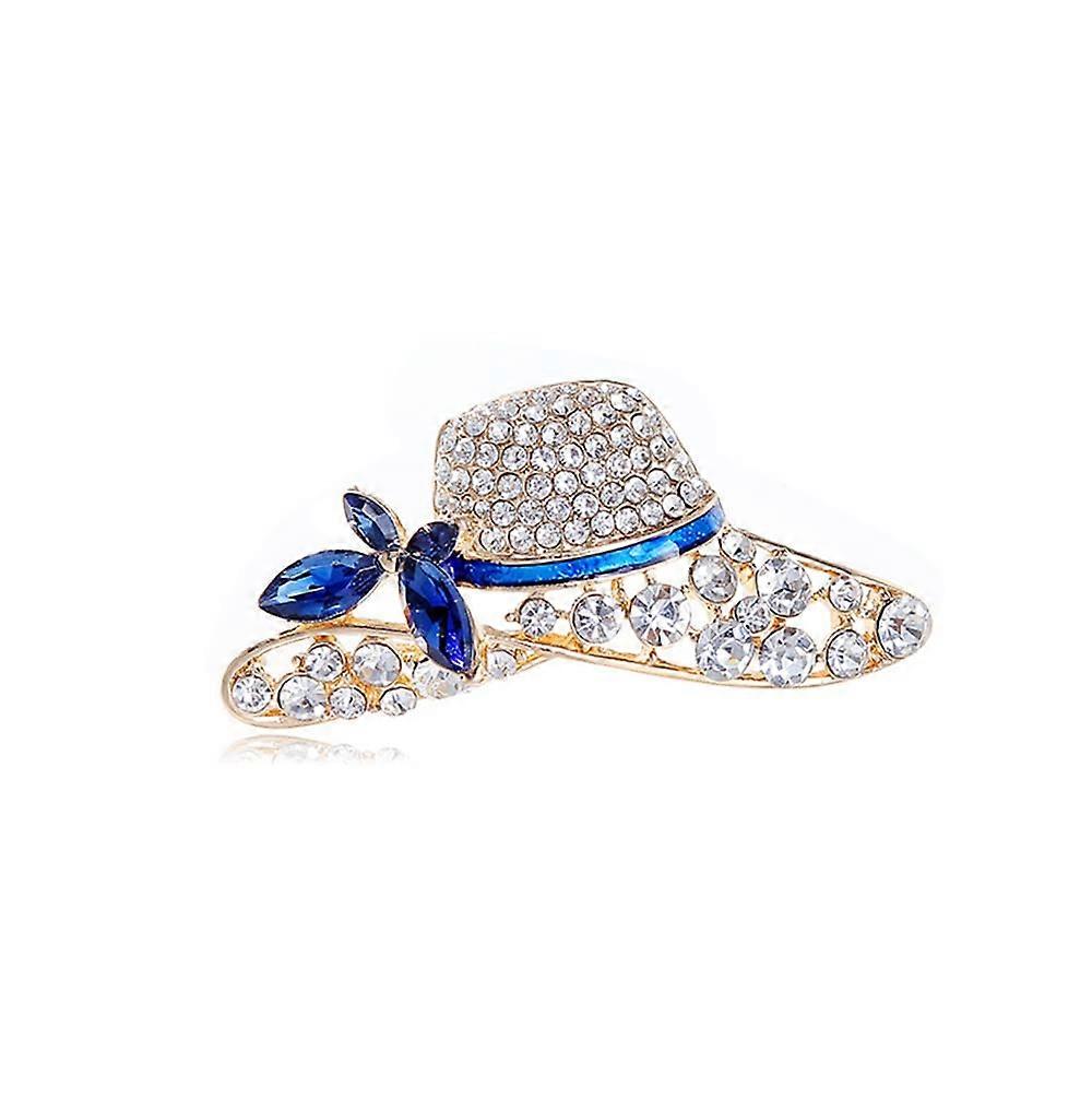 Rhinestone Cap Brooch Pin for Dresses, Jackets & Backpacks, Dainty Design, Sparkling Accessories, Versatile Style