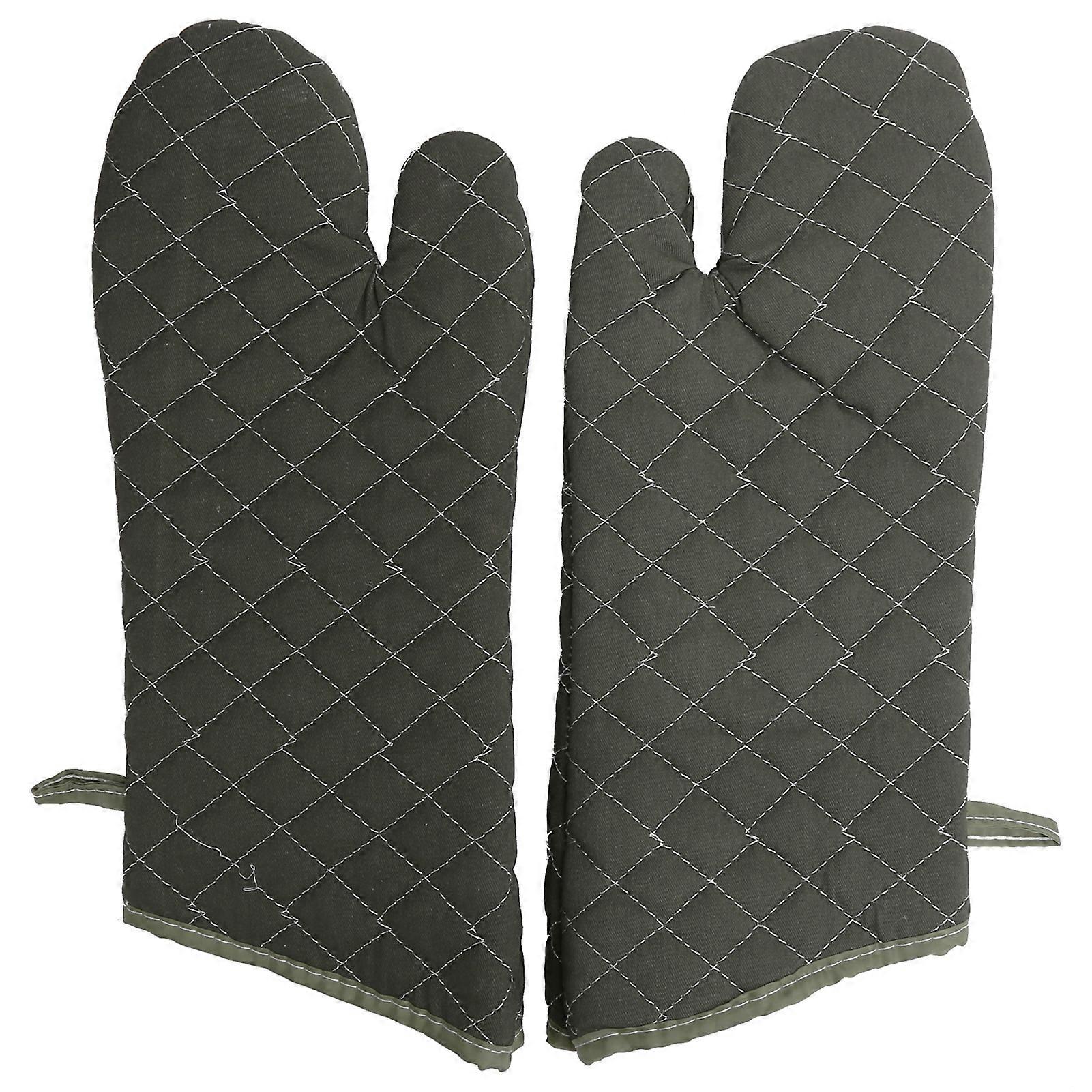 Cotton Heat-Resistant Baking Gloves for Electric Oven