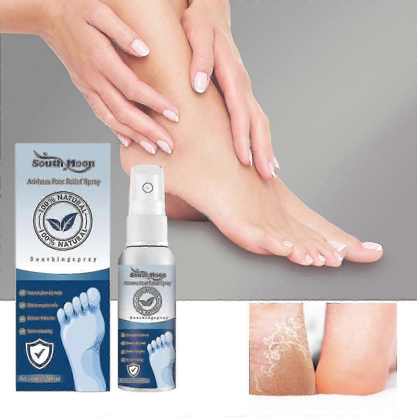 Ayak spreyi terli, kaşıntılı, soyulma, onikomikoz ve ayak kokusunu giderir, nemlendirir ve ferahlatır